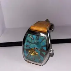 【新品電池 可動品】SAAD ターコイズ　腕時計　サード　天然石 2025年最新】SAAD 時計 ターコイズの人気アイテム - メルカリ