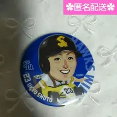 周東佑京 選手 テレQ コラボ バッジ ✿ ソフトバンクホークス