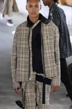 【定価105840円】sacai dr.woo チェックジャケットブルゾン