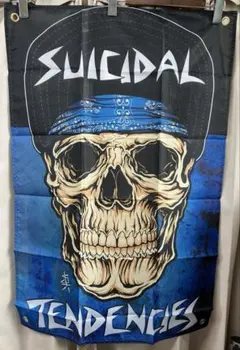 SUICIDALTENDENCIES②/ポリエステルタペストリー/60×90cm