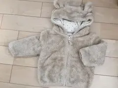 next baby クマフード　ボアパーカー