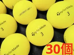 テーラーメイド DISTANCE+SOFT 2019年式 30個　マットイエロー