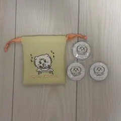 ちいかわ ちいかわベビー シーサー ミニ巾着 缶バッジ
