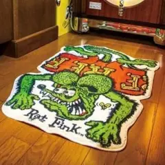 ラットフィンク フロア マット ラグ　RAT FINK