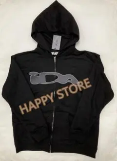 ida sply ジップアップパーカー　黒　L ida sply ジップアップパーカー 黒 L - メルカリ