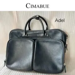 【CHIMABUE】チマブエ Adel ネイビー シボ革シュリンクレザー