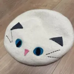 プチジャム⭐︎猫の顔ベレー帽・52