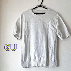 GU (ジーユー)スエットTシャツ　ライトグレー　Sサイズ