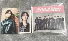 SnowMan 阿部亮平 ステッカー 特典 Myojo 厚紙カード まとめ売り