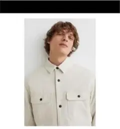 h&m コーデュロイジャケット リラックスフィット