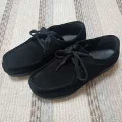 GU リアルレザーモカシンシューズ スエード BLACK 26cm