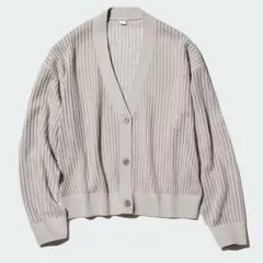 【UNIQLO】メッシュVネックショートカーディガン