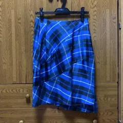 zucca アシンメトリー チェック柄 バルーンスカート 90年代ヴィンテージ