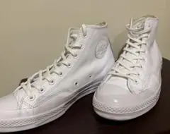 コンバース チャックテイラー ホワイトレザー ハイカット 27.5cm