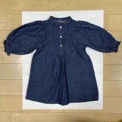 （美品）apres les cours アプレレクールワンピース　デニム　90㎝