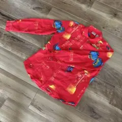 チコズデザイン　個性的　中華風　漢字柄　ジップアップ　ヴィンテージ