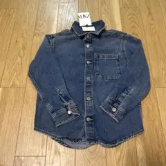 【新品未使用】zarakids ザラキッズ　ポケット付きデニムシャツ