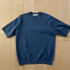メンズ半袖ニット