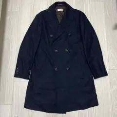 ORIHICA ダブルコート ネイビー 内柄 綺麗 スタイル SOLOTEX