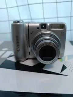 美品【動作確認済み】Canon PowerShot A810 本体 シルバー - メルカリ