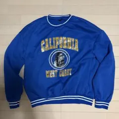 SHEIN トレーナー スウェット 青 S