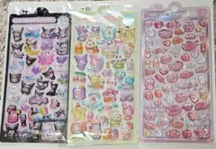サンリオ クロミ 立体シール　3D ぷっくり　シール　海外製