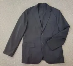 UNIQLO ユニクロ 感動ジャケット SLIMFIT L BLACK 黒