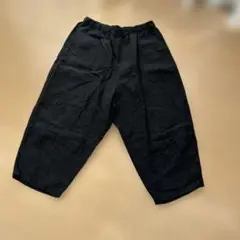 未使用　フレンチブリュ merci リネン黒パンツ