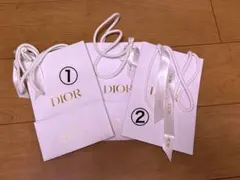 Dior ホワイト 紙袋 3枚セット＋リボン付き