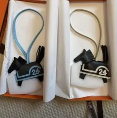 【新品未使用】HERMES バッグチャームロデオ　PM ロベオクール24 K刻印