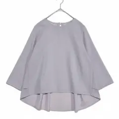 マーベラスバイピエロ【M】ブラウス フレア バックシャン 7分袖 お出かけ