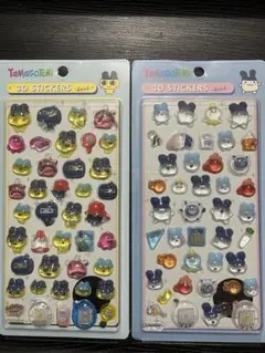 3Dステッカーシールボンボンドロップ2枚 J-10