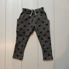 しまむら　裏起毛ヘリンボーンパンツ 90サイズ