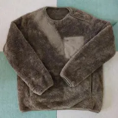 UNIQLO　ファーリーフリースプルオーバー　ベージュ　Lサイズ