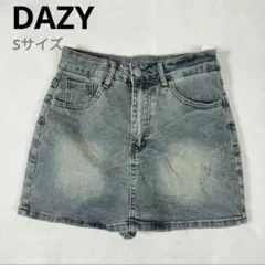 【美品】　DAZY ミニスカート　ショートパンツ　デニム生地　ライトブルー S