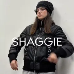 SHAGGIE ダウンジャケット カーキ ハトメデザイン - メルカリ