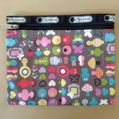 LeSportsac カラフルポーチ 約23cm x 18cm