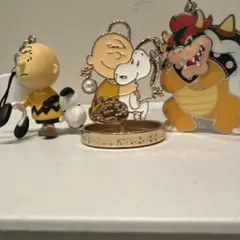 チャーリー・ブラウン スヌーピー クッパ　キーホルダー　写真立て