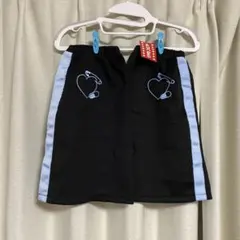 ACDCRAG レッグウォーマー　ジャージ　ブラック　水色