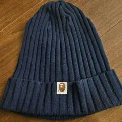 アベイシングエイプ ニット帽 ニットキャップ ビーニー ワッペン 人気