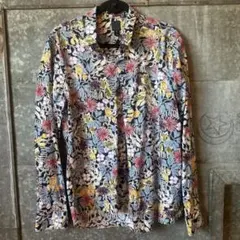 H&M 花柄 長袖シャツ EU L
