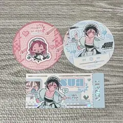 エイリアンステージ　エイステ　ミジ　スア　箔押しチケットカード　コースター