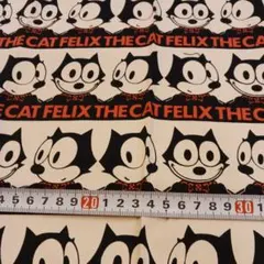 フェリックス・ザ・キャット 綿プリント生地 約41✕47cm　503