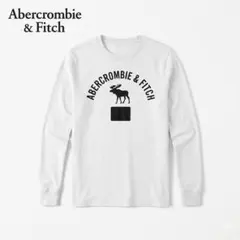 アバクロンビー＆フィッチ　マッスルフィット 長袖カットソー ワッペンロゴ Sのサムネイル