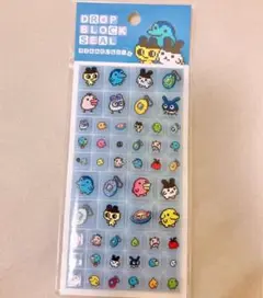 【新品】たまごっちタイルシール　ドロップブロックシール　ブルー