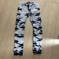 Diarank タイダイ柄 スリムフィットデニムパンツ