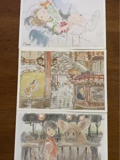 【当プレ】千と千尋の神隠し　ポストカード　DVDクリーナー　ジブリ　宮崎駿 スタジオジブリ 千と千尋の神隠し ポストカード セット 宮崎駿