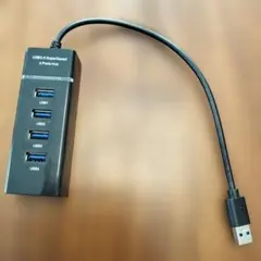 【中古】USB 3.0 4ポートハブ 黒