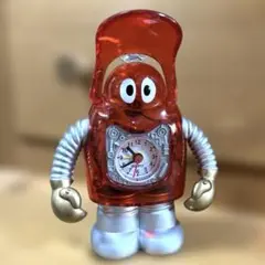 ロボコン　目覚まし時計　クリアカラー　レトロ