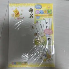 【値下げ不可】ディズニー 命名用紙 A4 1枚